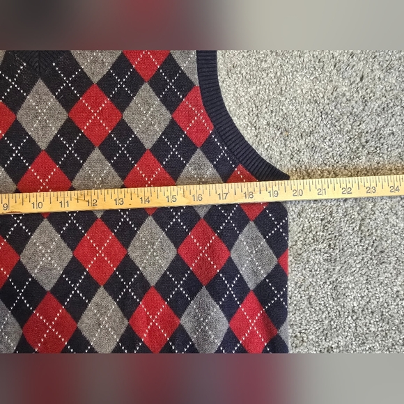 Tommy Hilfiger Sweater Vest 100% Cotton Preppy Countryside Chic Fisherman Unisex - Picture 4 of 7